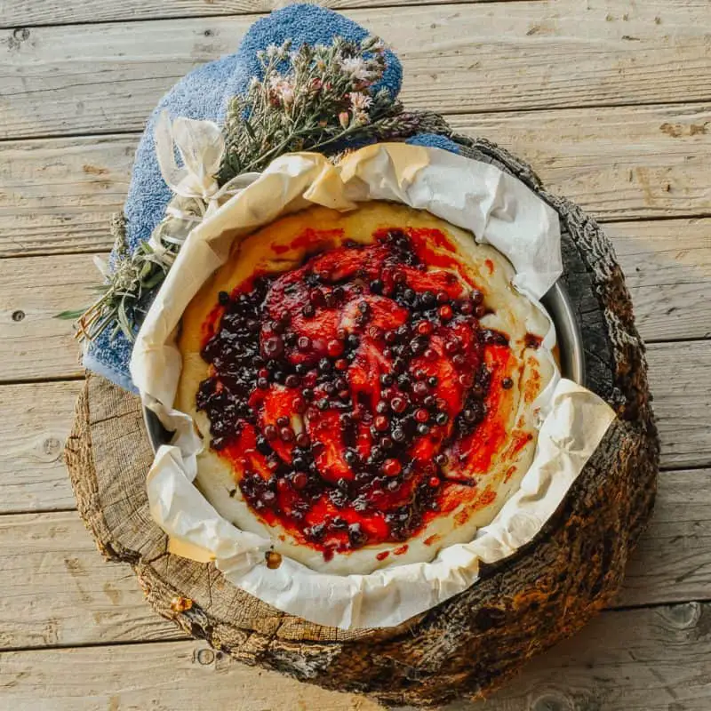Huckleberry Cheesecake Recipe