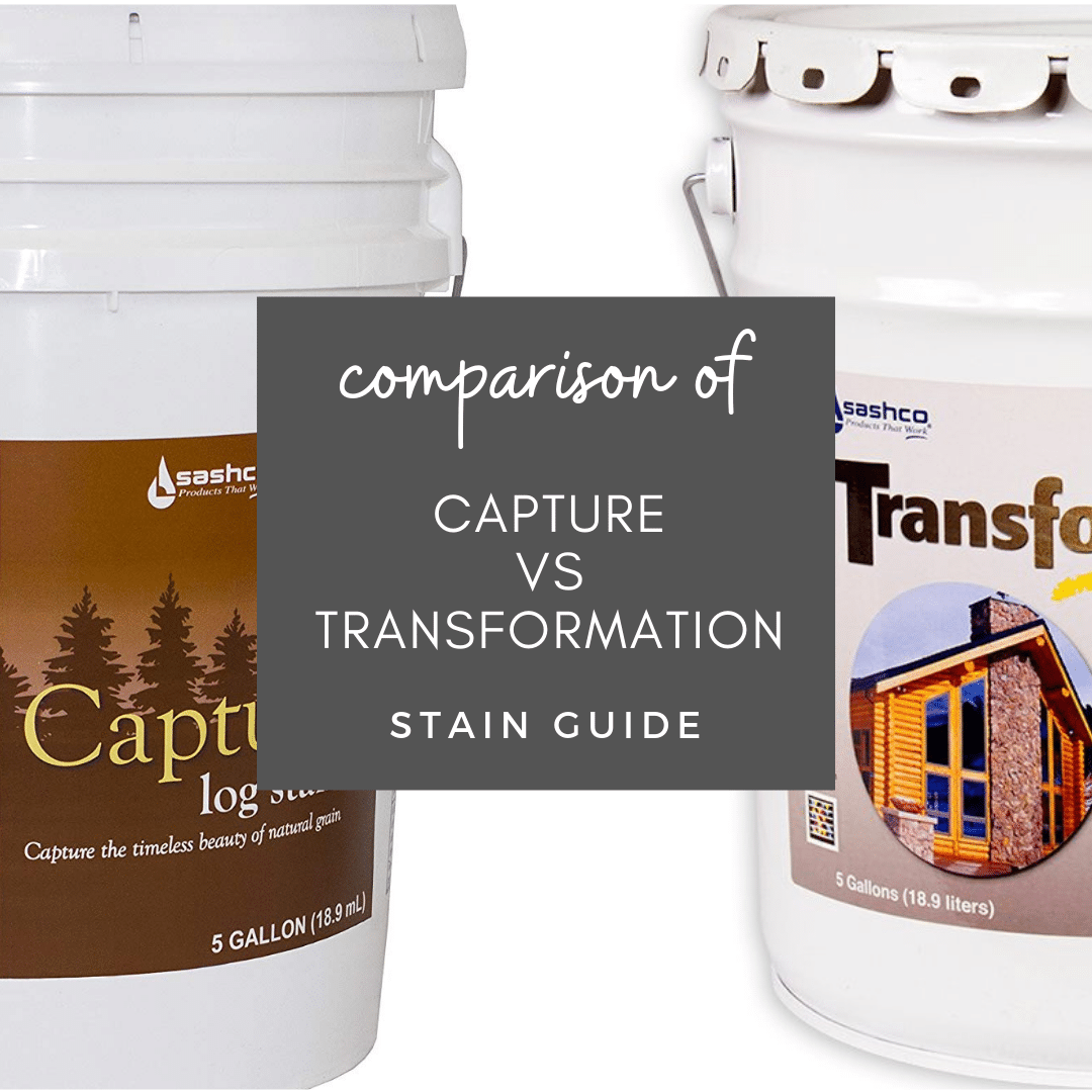 Sashco Capture Stain vs Transformation Stain