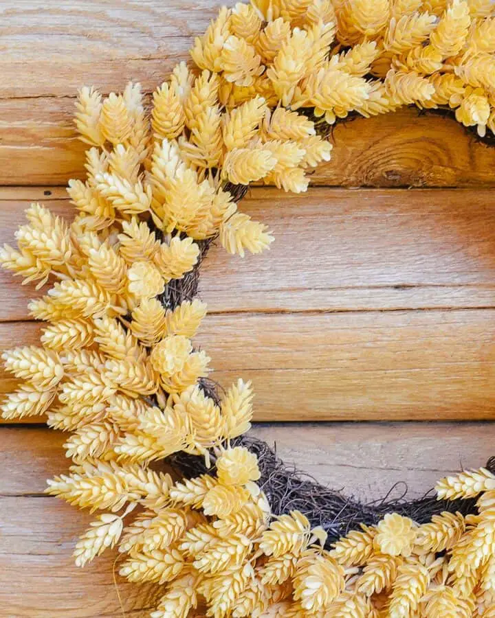 Farmhouse Front Door Fall Wreaths