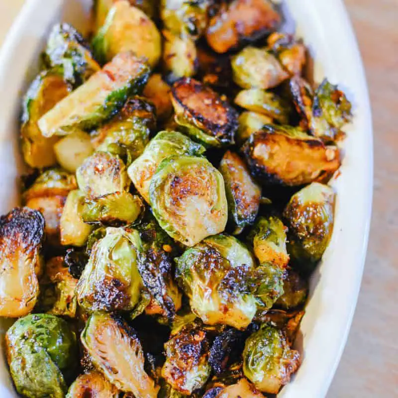 Honey Sriracha Brussels Sprouts