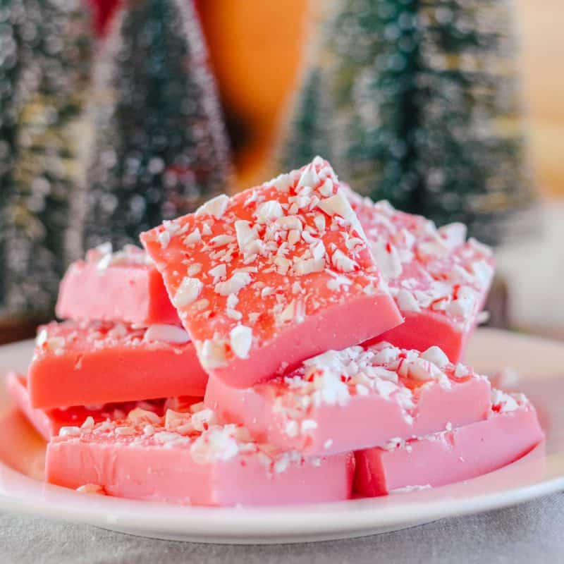 Pink Peppermint Fudge