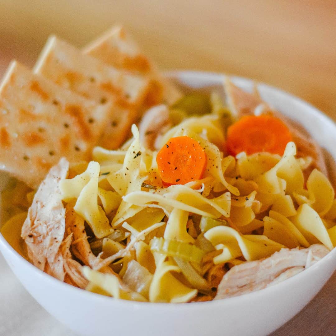 Grandma’s Slow Cooker Chicken Noodle Soup