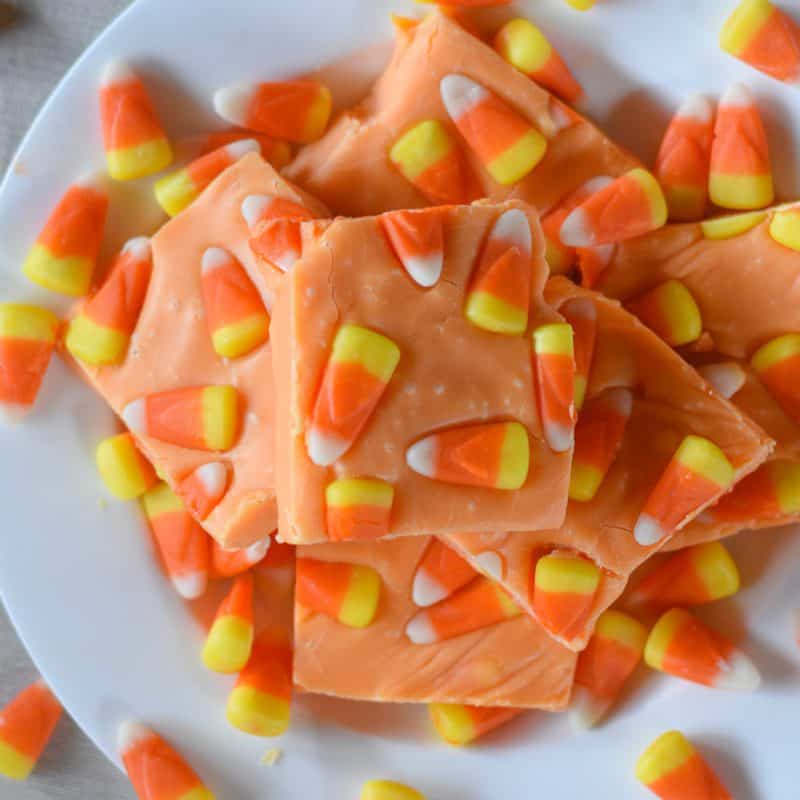 Easy Candy Corn Fudge