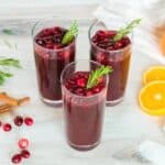 red wine christmas sangria