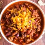 best ground beef chili