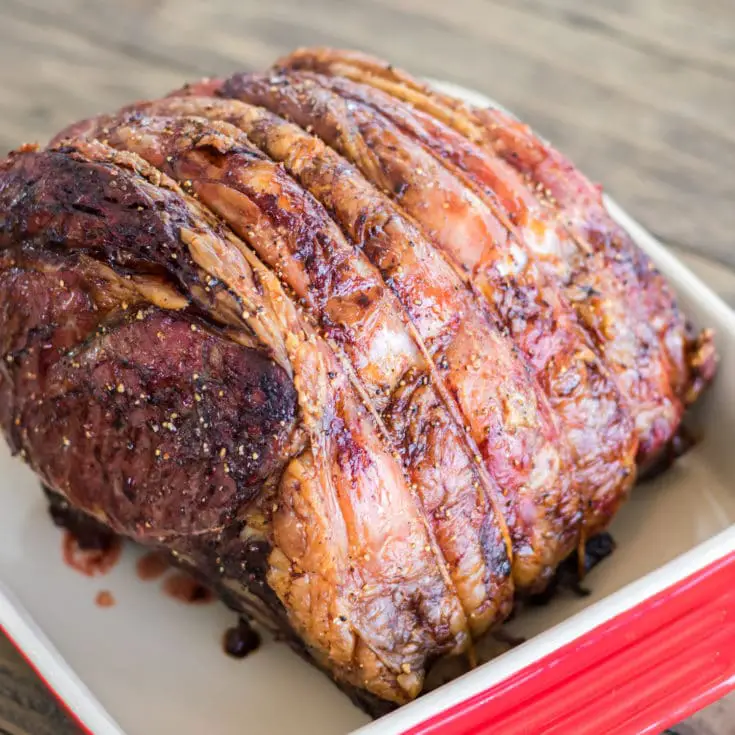 bone in prime rib roast image