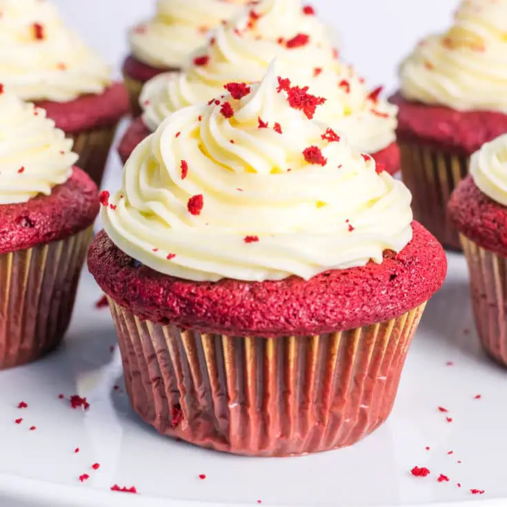Red Velvet Cupcakes (The Most Moist Recipe!)