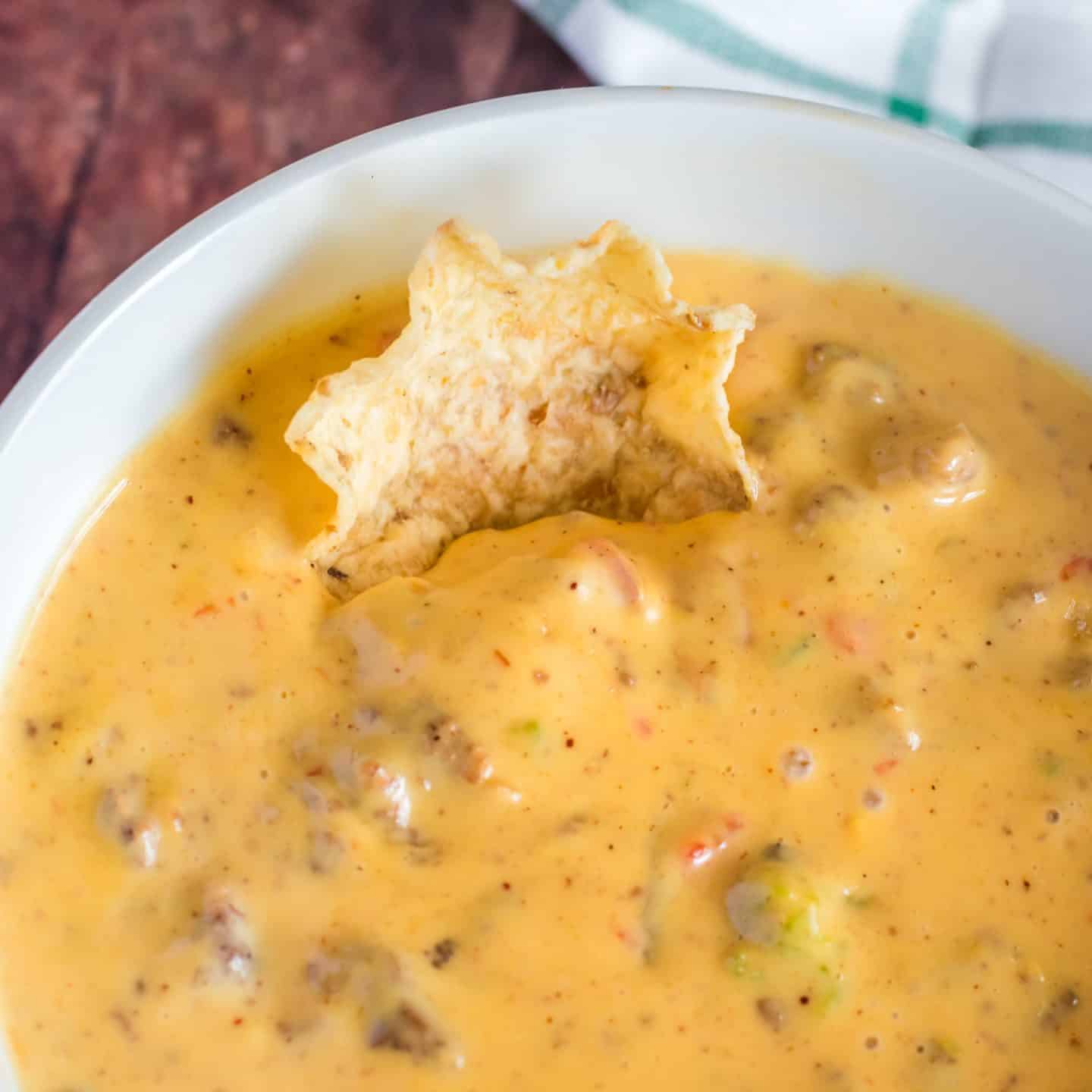 Crockpot Hamburger Cheese Dip