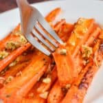 garlic roasted carrots