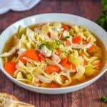 homemade chicken noodle soup