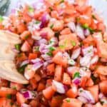 homemade pico de gallo