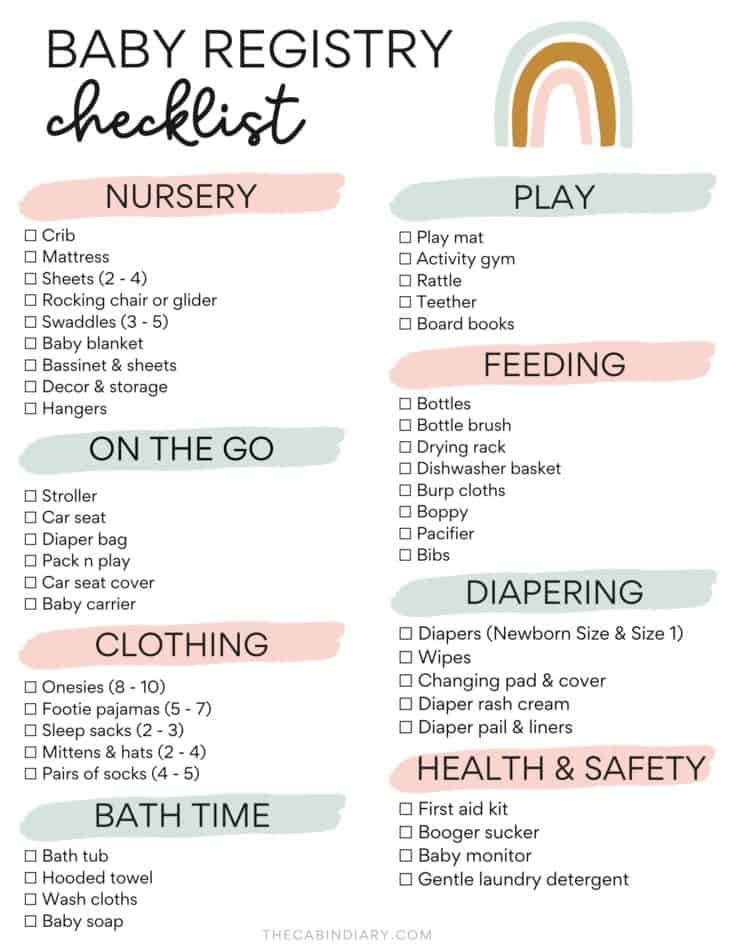 practical baby registry checklist practical baby registry checklist