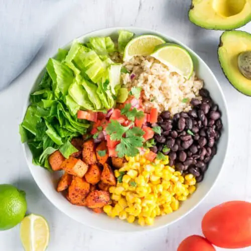 Easy Burrito Bowl Recipe | + Meal Prep Instructions | Vegan Recipe